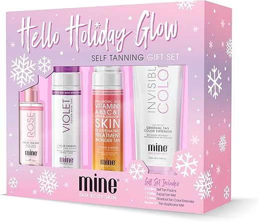 MineTan Self Tanner Gift Set 2 Mousses, Self Tan Mist
