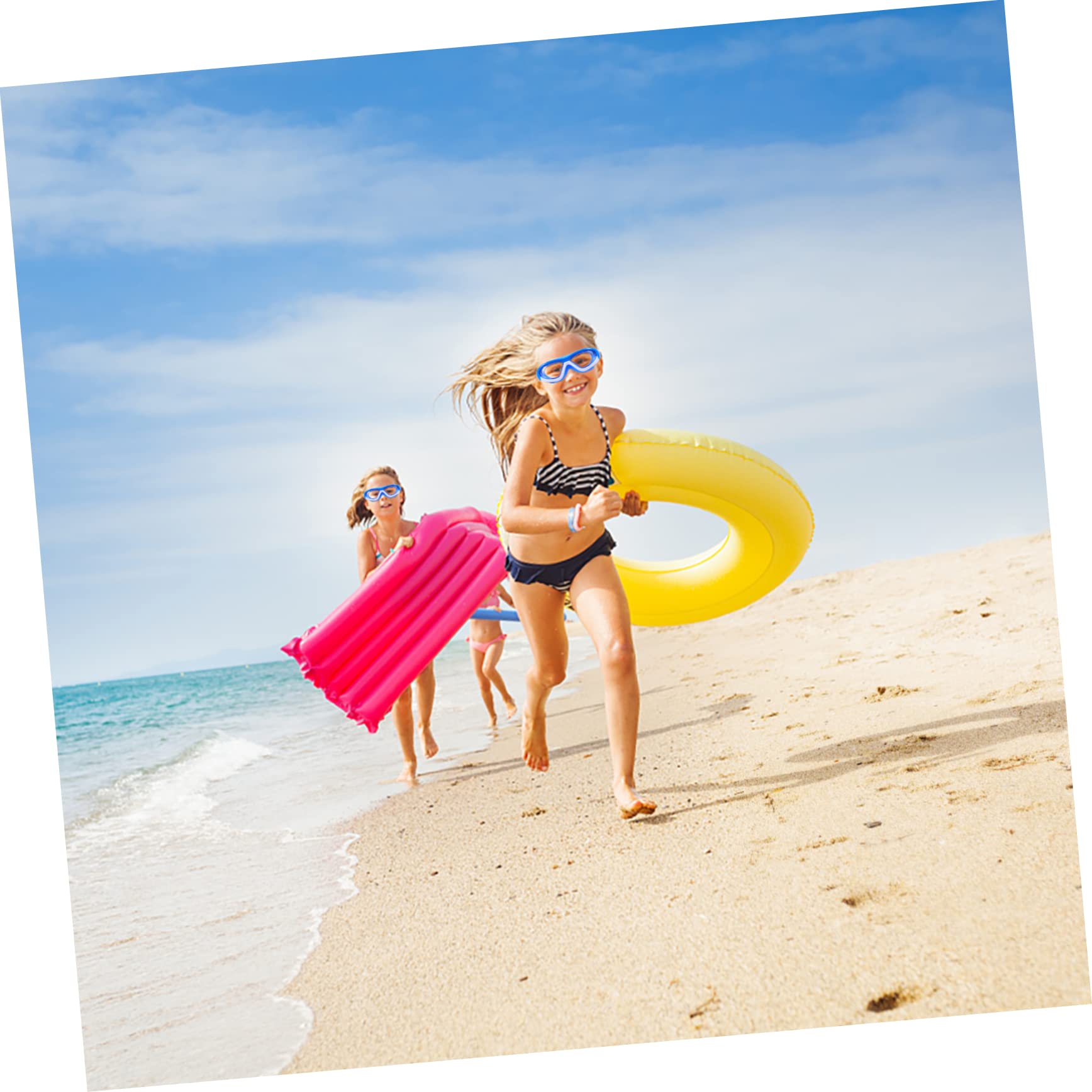 BESPORTBLE 2 Piezas De Correa Para Niños Antiniebla Azul Ancho Fugas Y Azul Gafas Antitransparentes Para Adolescentes Piscina Jóvenes Niños Nadar Gafas Protectoras