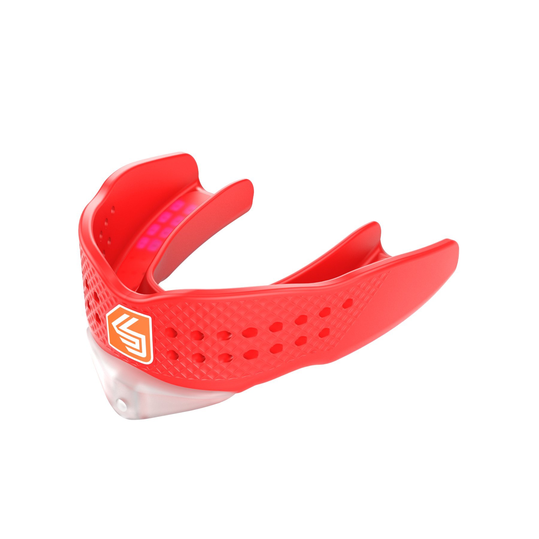 Shock Doctor Mouthguard Superfit – Easy-Fit Strap/Strapless mouthguard – Low Profile Fit Perfect for Basketball, Hockey, Lacrosse, All Sport
