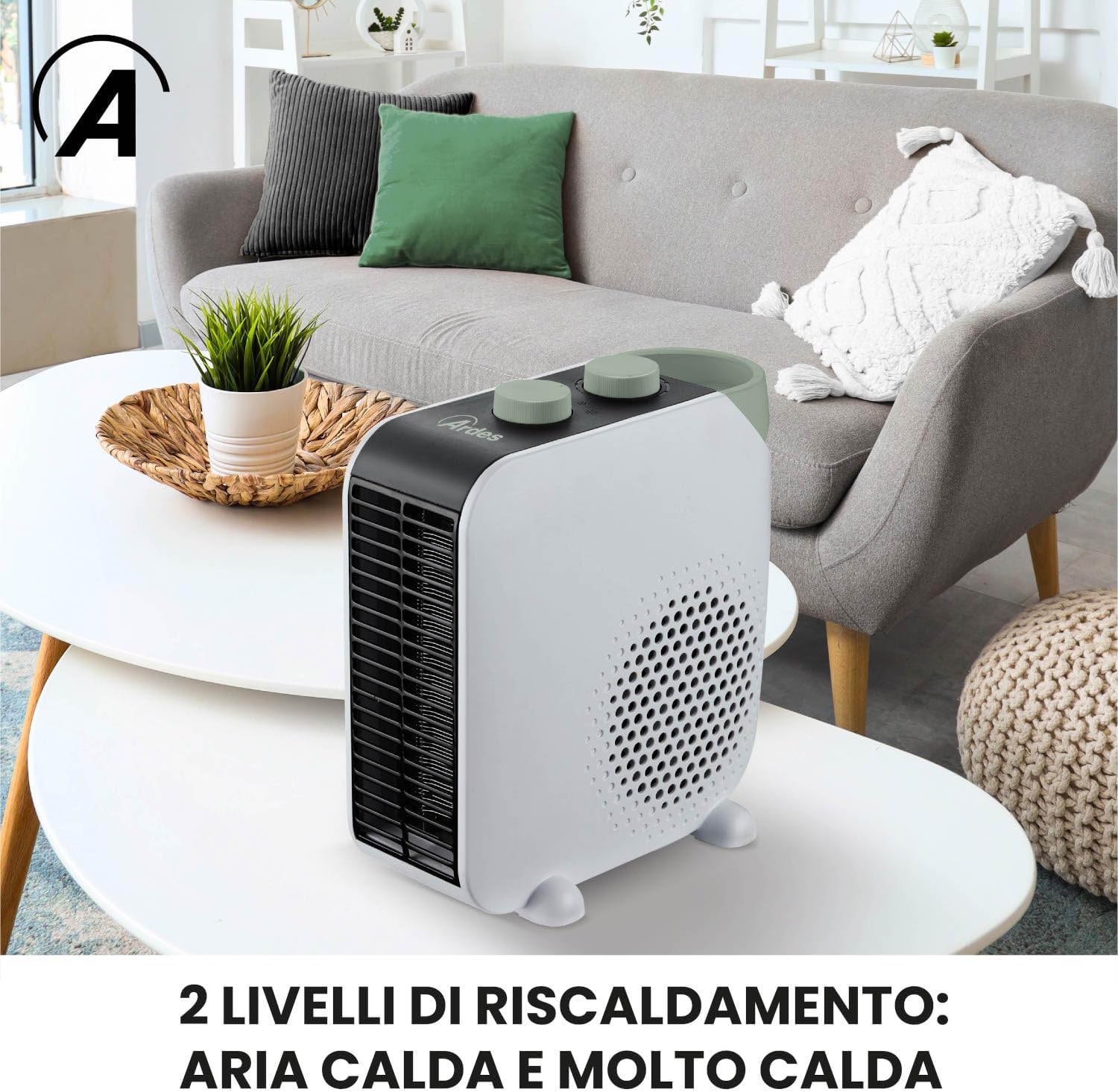 Ardes VERTIGO heater showing two heating levels