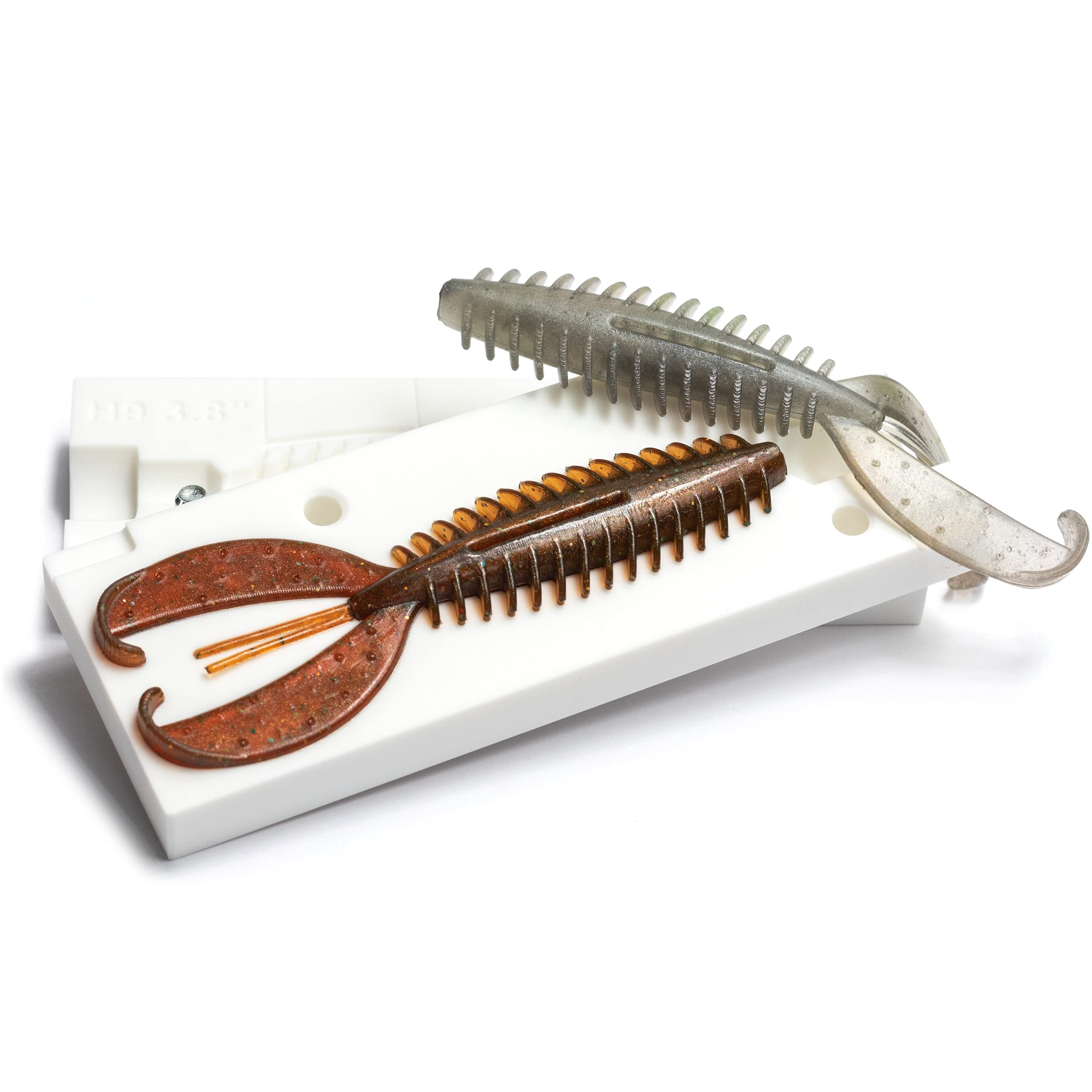 Authentic HandmadeZ Craw Bait Form 3.8" Soft Plastic DIY Making