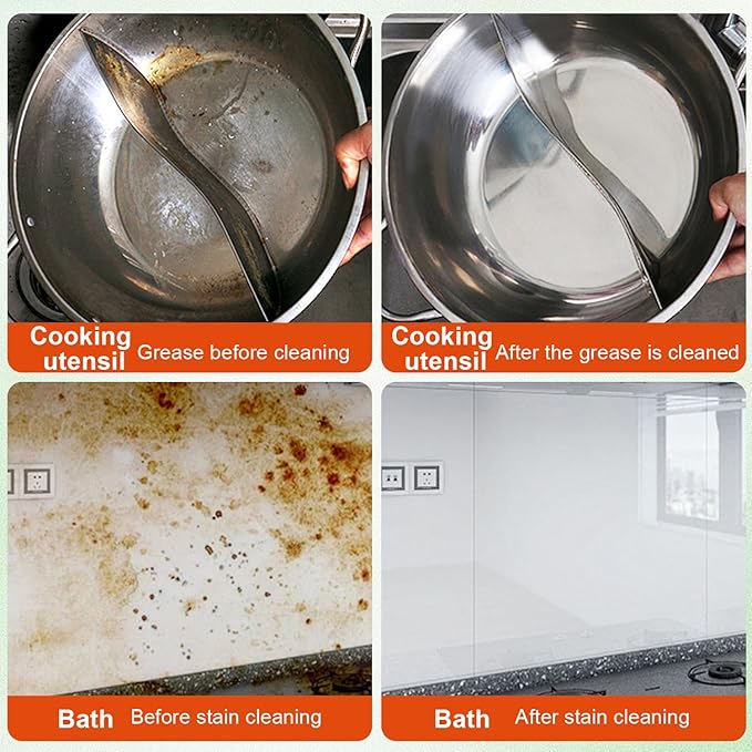 Limpiador multiusos para cocina, elimina manchas de aceite, 240 ml miniatura 5