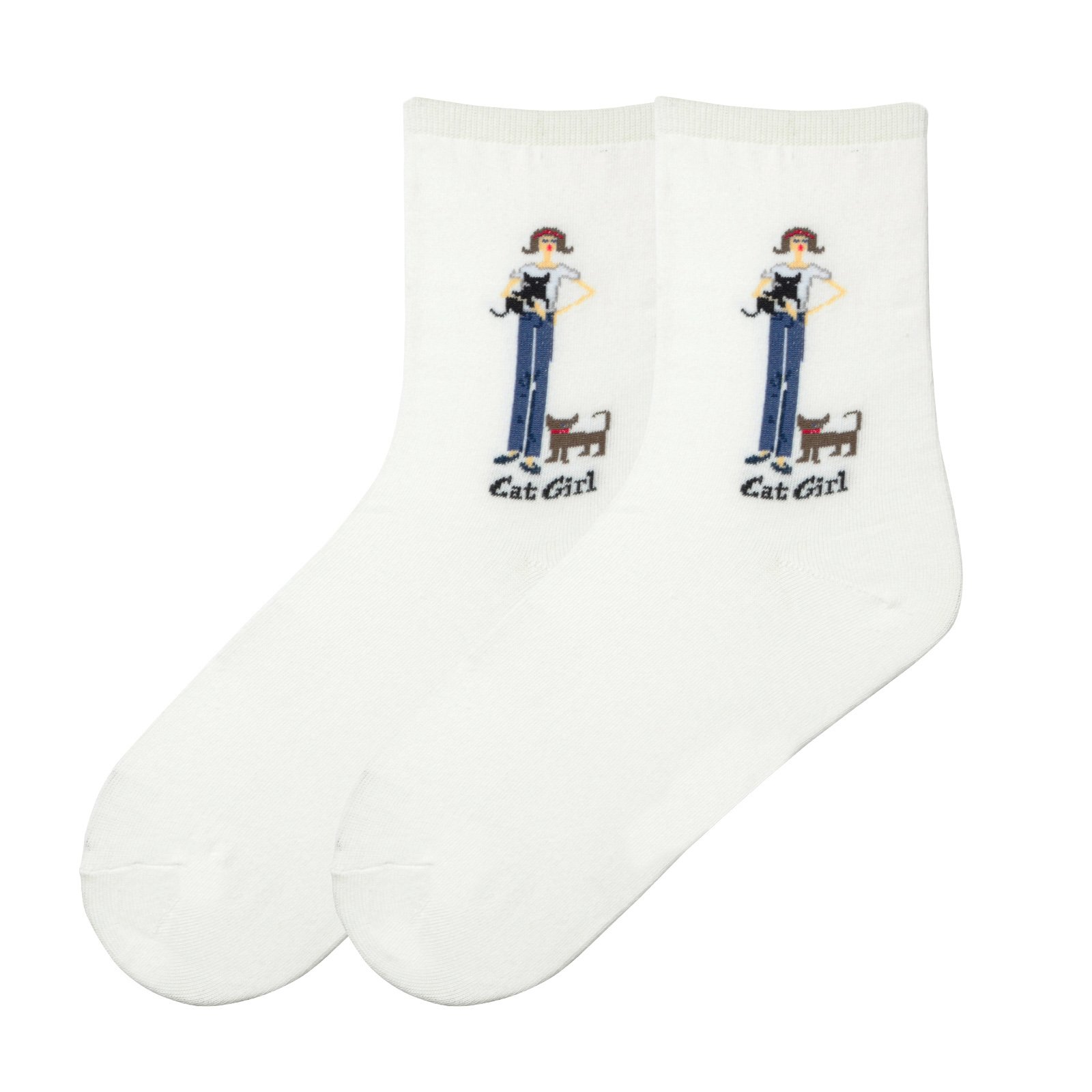 girls Fun Animal Novelty Crew Socks