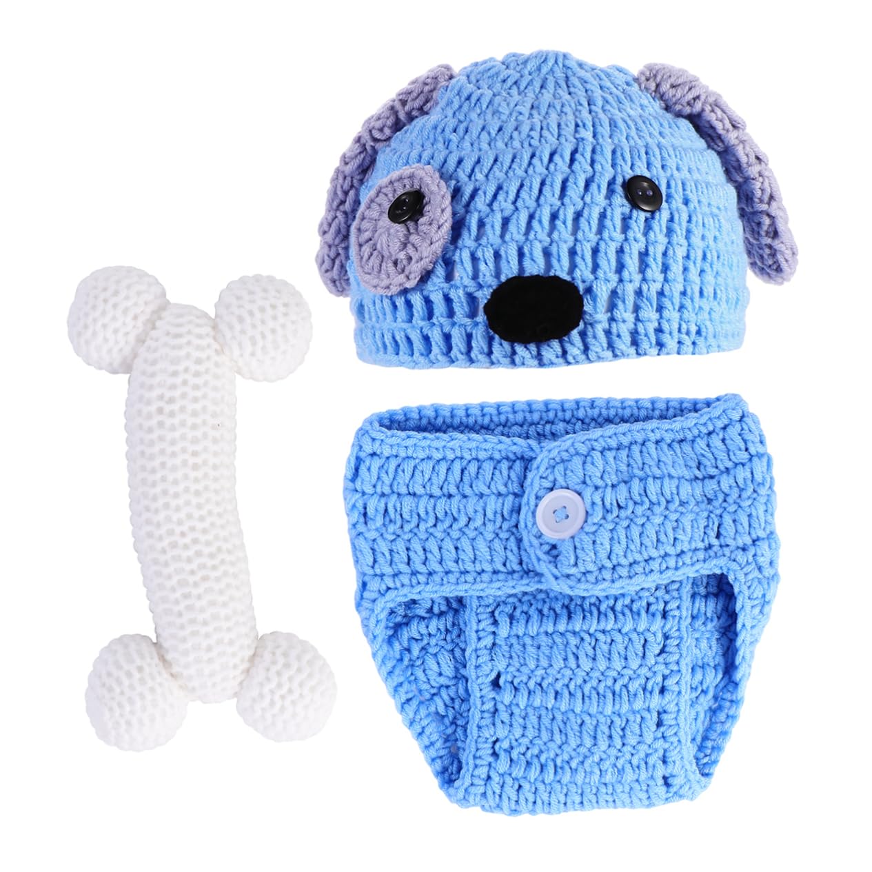 minkissy Tejida Para Fotografía De Bebés Incluye Sombrero Cortos Para Recién Nacidos De Color