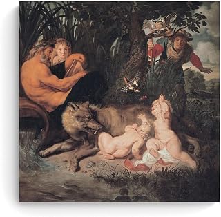 Peter Paul Rubens Painter Work(Romulus And Remus)poster Decorative Painting Canvas Wall Art Living Rooms Bedroom Painting 24x24inch(60x60cm)