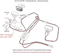 Vista 6 de LICHIFIT 20MM Proyector rectangular Retro Simulación Electrochapado Reflector reflector reflector faro para 1:8 1:10 RC coche