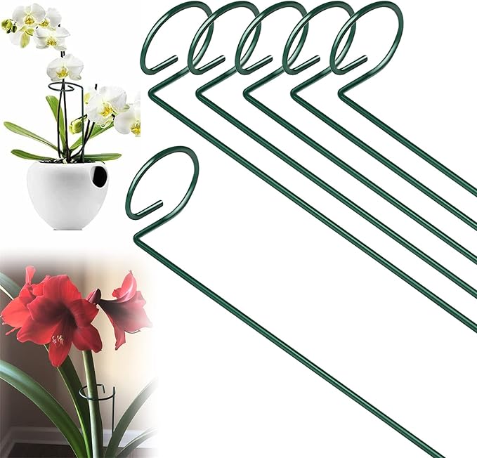 Plant Support Stake 6PCS Garden Flower Support Stakes