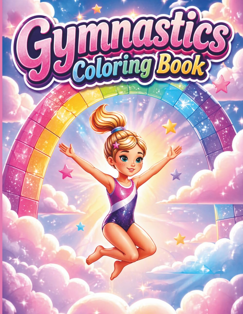 Gymnastics Coloring Book: A Dreamy Gymnastics Coloring Book with Cute Animals, Nature Adventures, and Inspiring Stories for Creative Girls