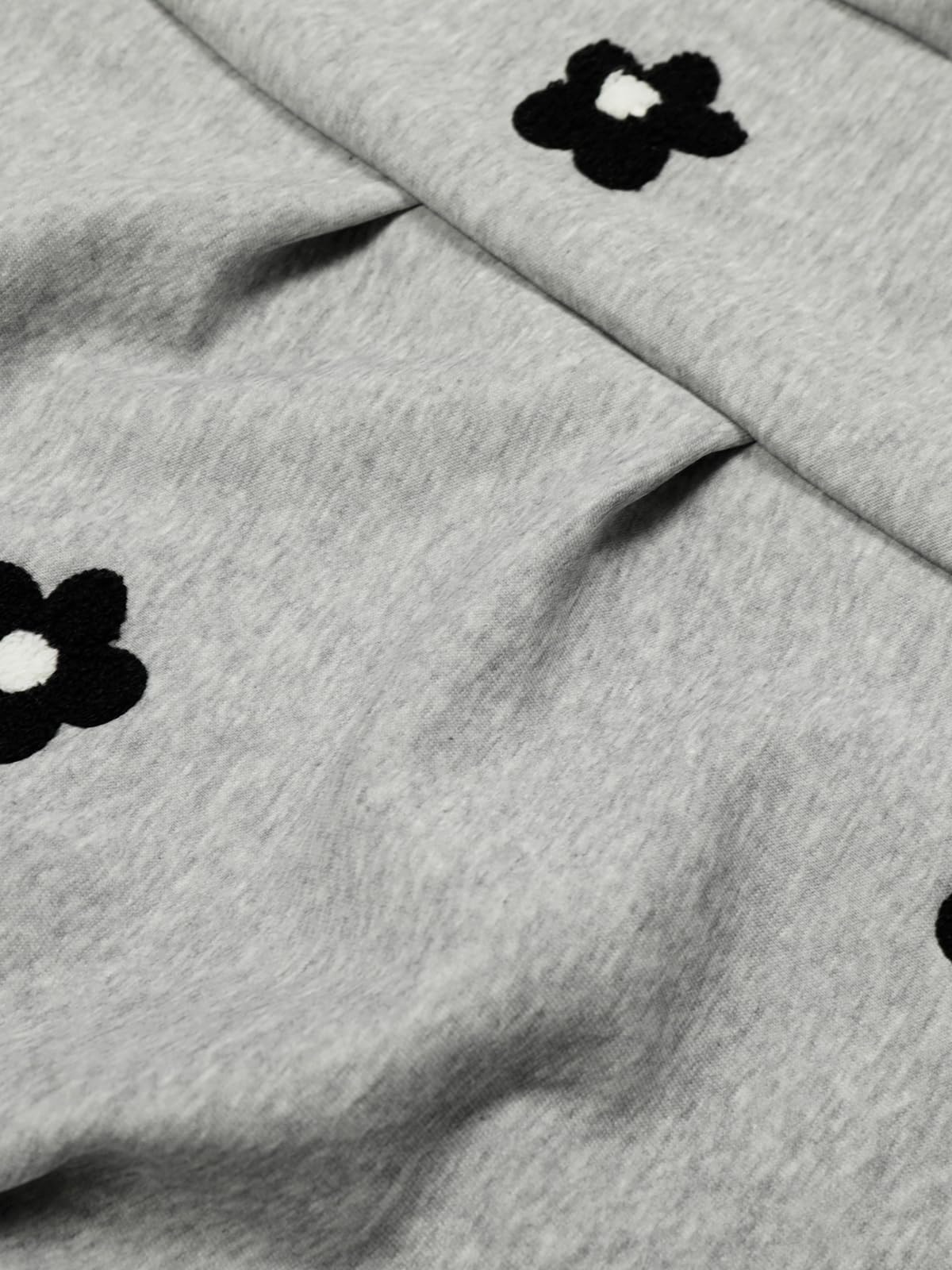 Aelfric Eden Pantalon de jogging baggy à fleurs pour femme - Pantalon de survêtement basique pour homme - Unisexe - Jambes larges - Pantalon de survêtement - Taille haute - Pantalon de loisirs