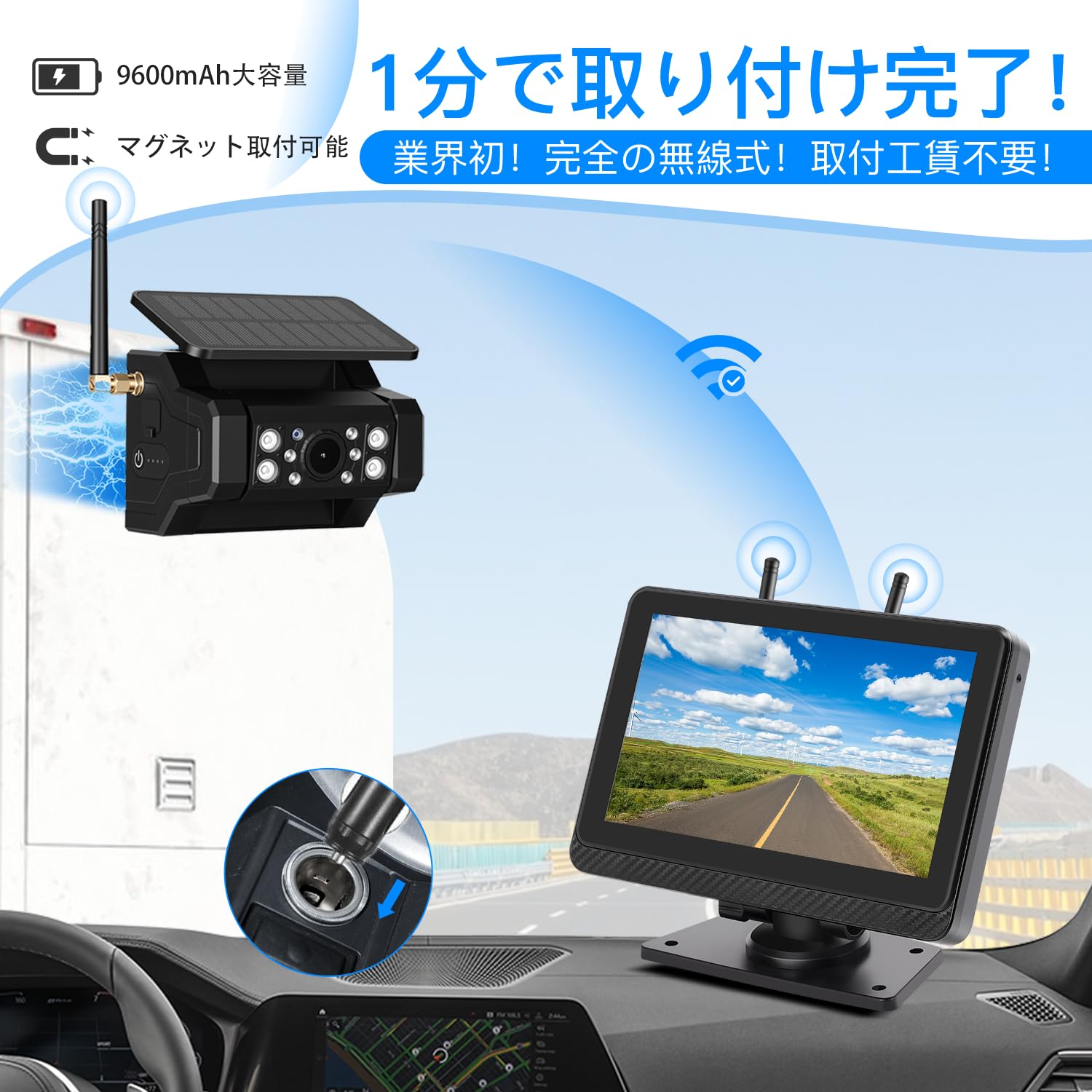 Amazon.co.jp: バックカメラモニターセット