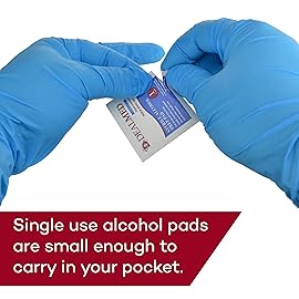 Dealmed Alcohol Prep Pads - 400 Count Medium Latex-Free Gamma Sterilized Antiseptic Wipes, Wound Care Products for First Aid Kits, Home, and Medical Facilities
