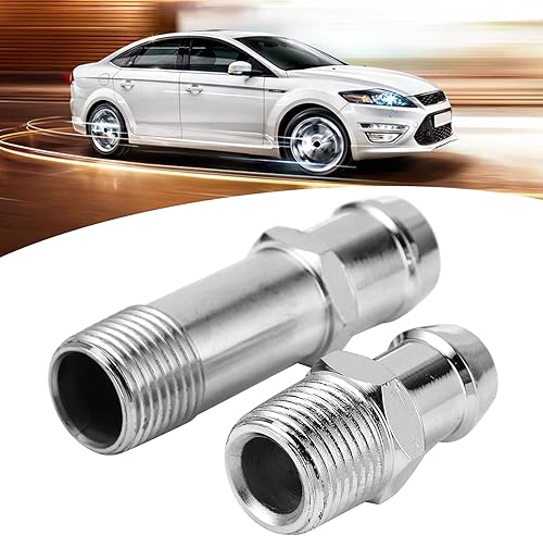 Miniatura 4 de Accesorio de manguera de calentador, 2 conectores universales de manguera de calentador de acero inoxidable, para bomba de agua de 3/4 pulgadas,