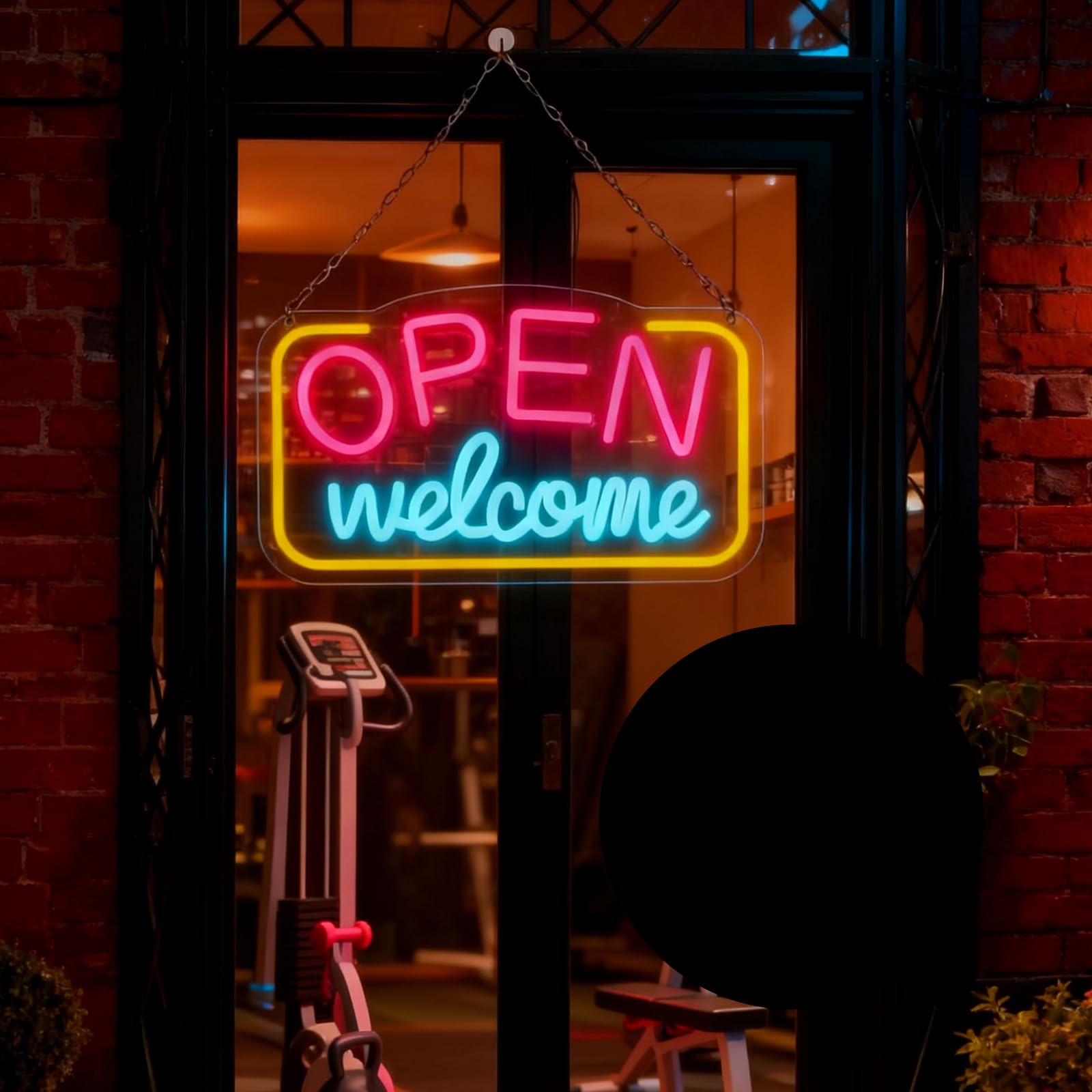 WE'RE OPEN - Lichtreclame Neon LED bord verlicht | SpellBrite | 48 x 38