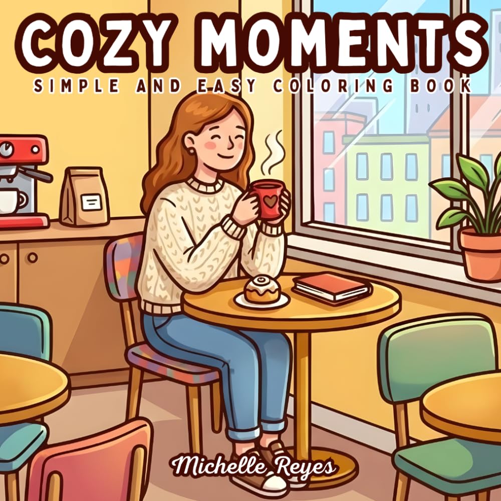 Cozy Moments: Simple and Easy Coloring Book