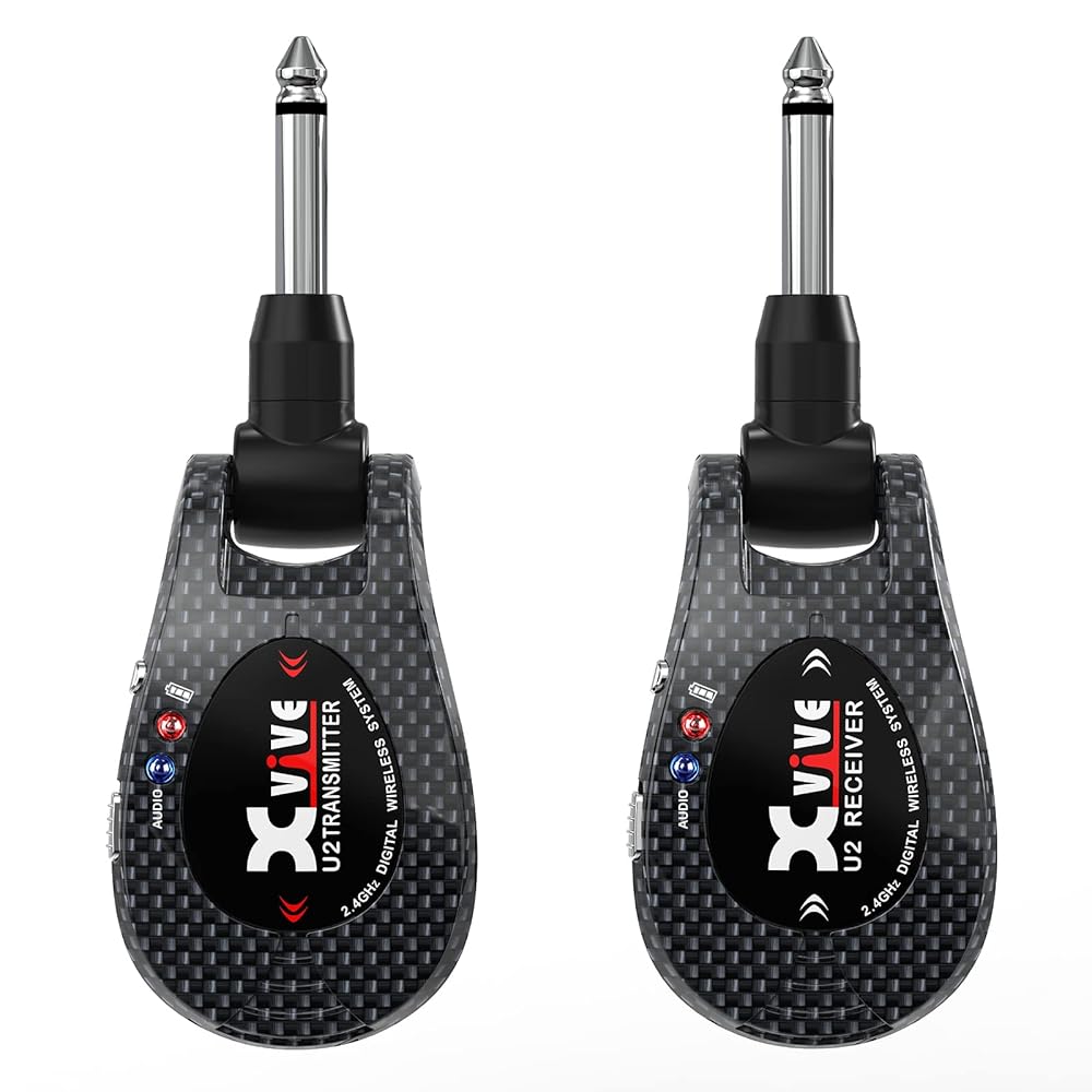 F088　新品　Xvive　U2 Wireless Guitar System Xvive U2 Guitar Wireless System with Transmitter and