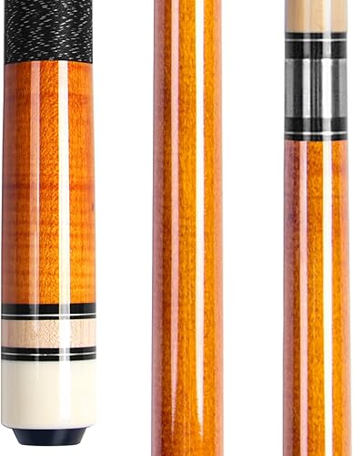 AKLOT Tacos de billar de 58 pulgadas, palos de billar de madera de arce canadiense para jugadores profesionales de billar de 18, 19, 20, 21 onzas