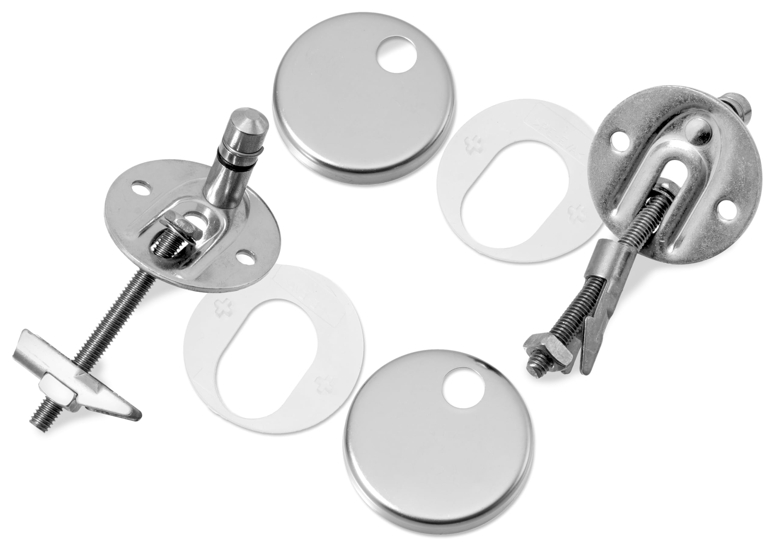 HARO Tube D-Shape WC-Sitz Weiß aus Duroplast mit Absenkautomatik