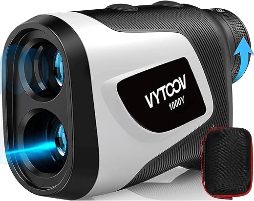 WOSPORTS Golf Rangefinder, 800/1200 Yards Laser Range Finder, High Precision Flag Lock with Pulse Vibration, Tournament Legal Rangefinder for Golfing and Hunting, Battery Included