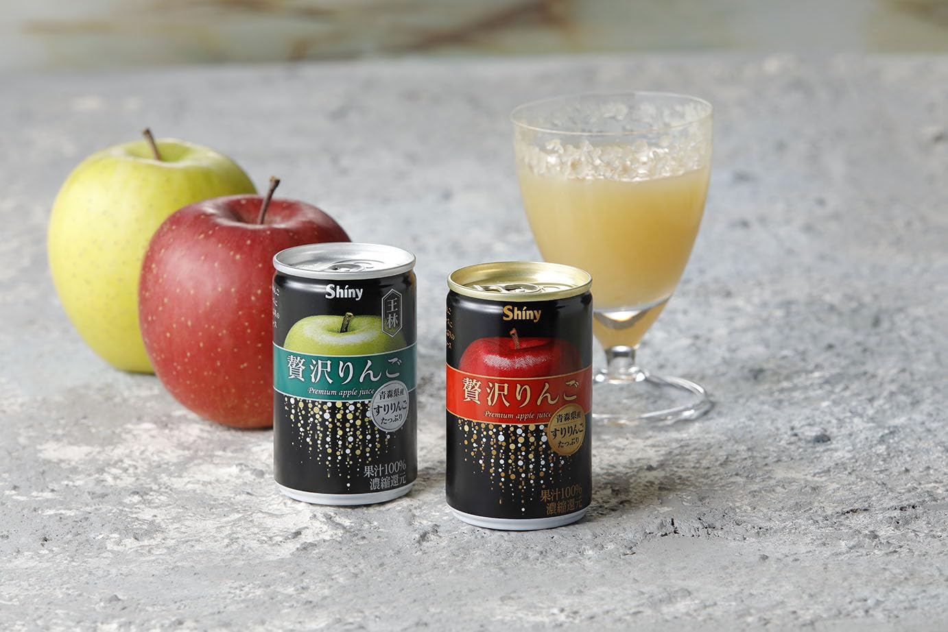 Amazon.co.jp: Shiny Luxury Apple King Rin, 5.6 oz (160 g) x 24