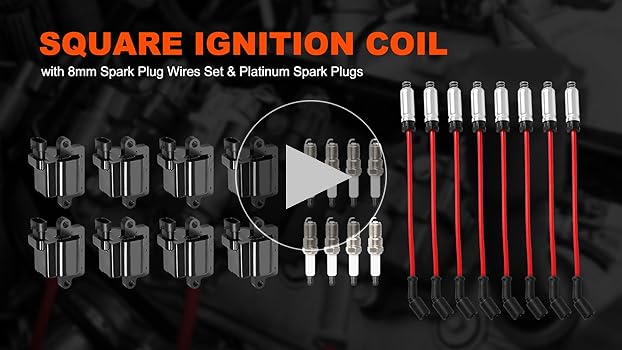 Amazon.com: FILTERUP 8Pcs UF271 Square Ignition Coils with
