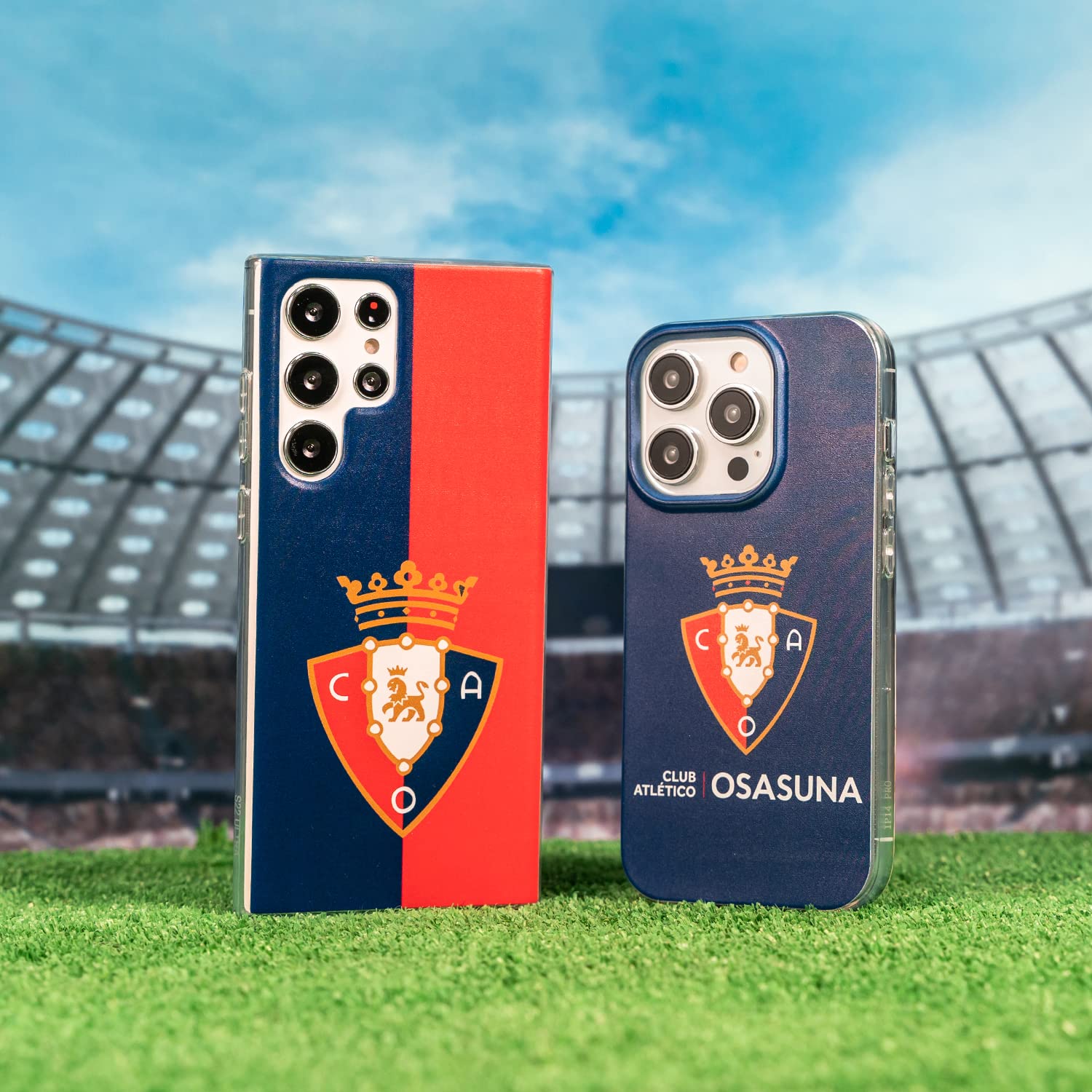 Custodia Ufficiale Atletico Madrid Per OPPO A79 5G – Fondo Nero Trasparente, Silicone Flessibile, Leggera – Licenda Ufficiale