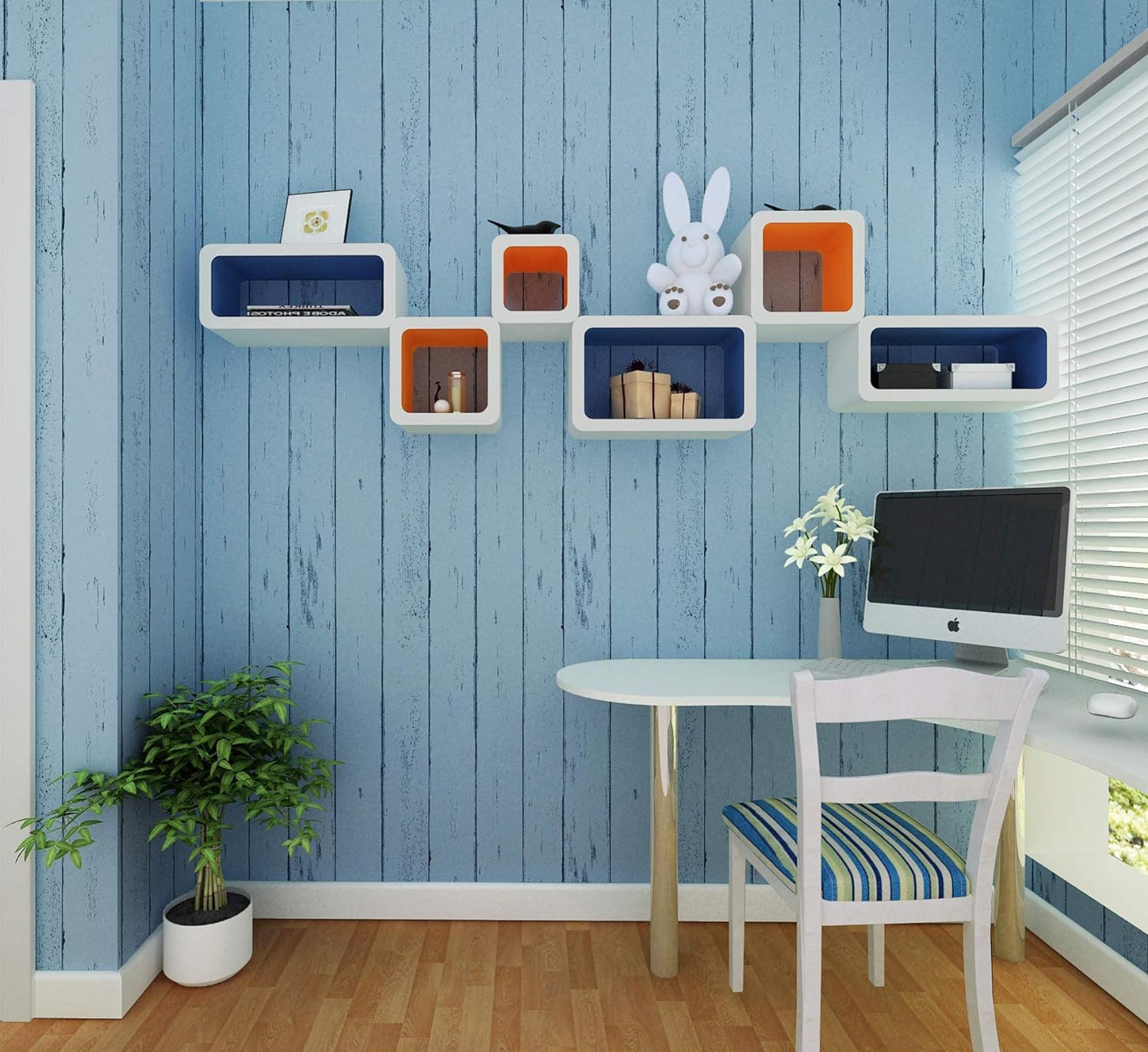 Eurotex Peel and Stick Wallpaper, Self Adhesive DIY Wall Sticker for Bedroom Hall Living Room Kitchen Home & Office, PVC Coated & Waterproof Surface Scratch Resistant – 45 x 300cm (B0D45KDXWC) Amazon Price History, Amazon Price Tracker