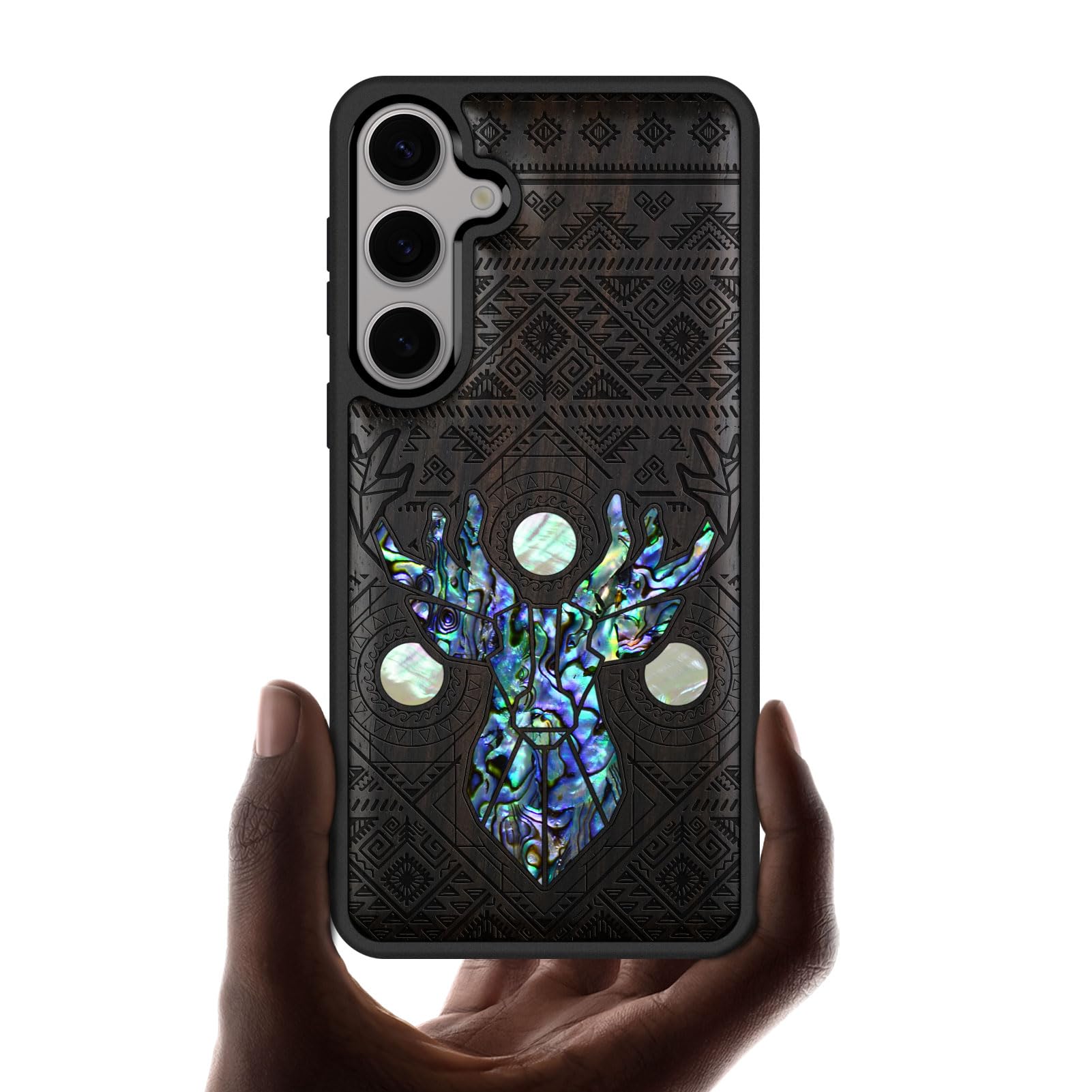 Coque Samsung S25 Plus gravée en bois une idée cadeau originale - 8