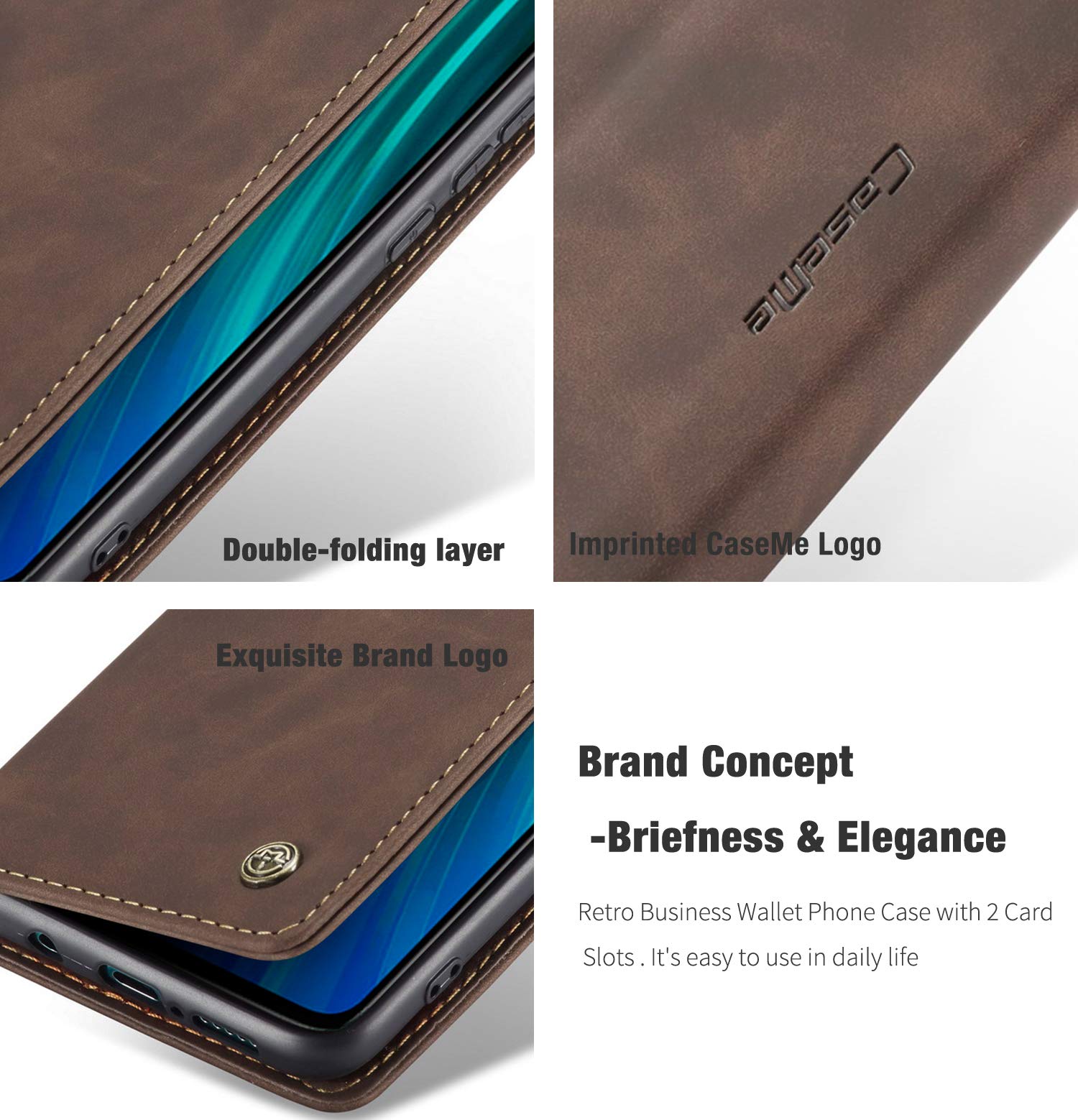 Cover Xiaomi Redmi Note 8 PRO, Flip Cover a Libro in PU