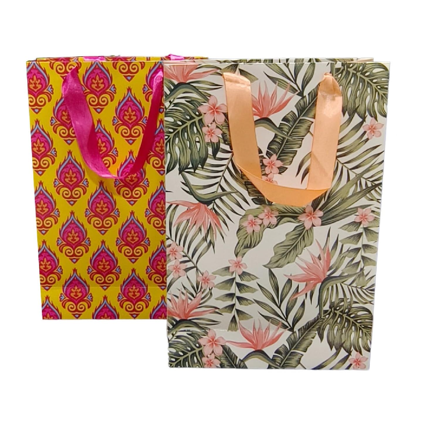 Gift Paper Bag, SAPCO COMBO, Perfect for Gifting, Return gifts "Tropical Bliss & Desi Grove" - Medium size(2 designs x 5Pcs = Pack of 10) (B0CZNPHG46) Amazon Price History, Amazon Price Tracker