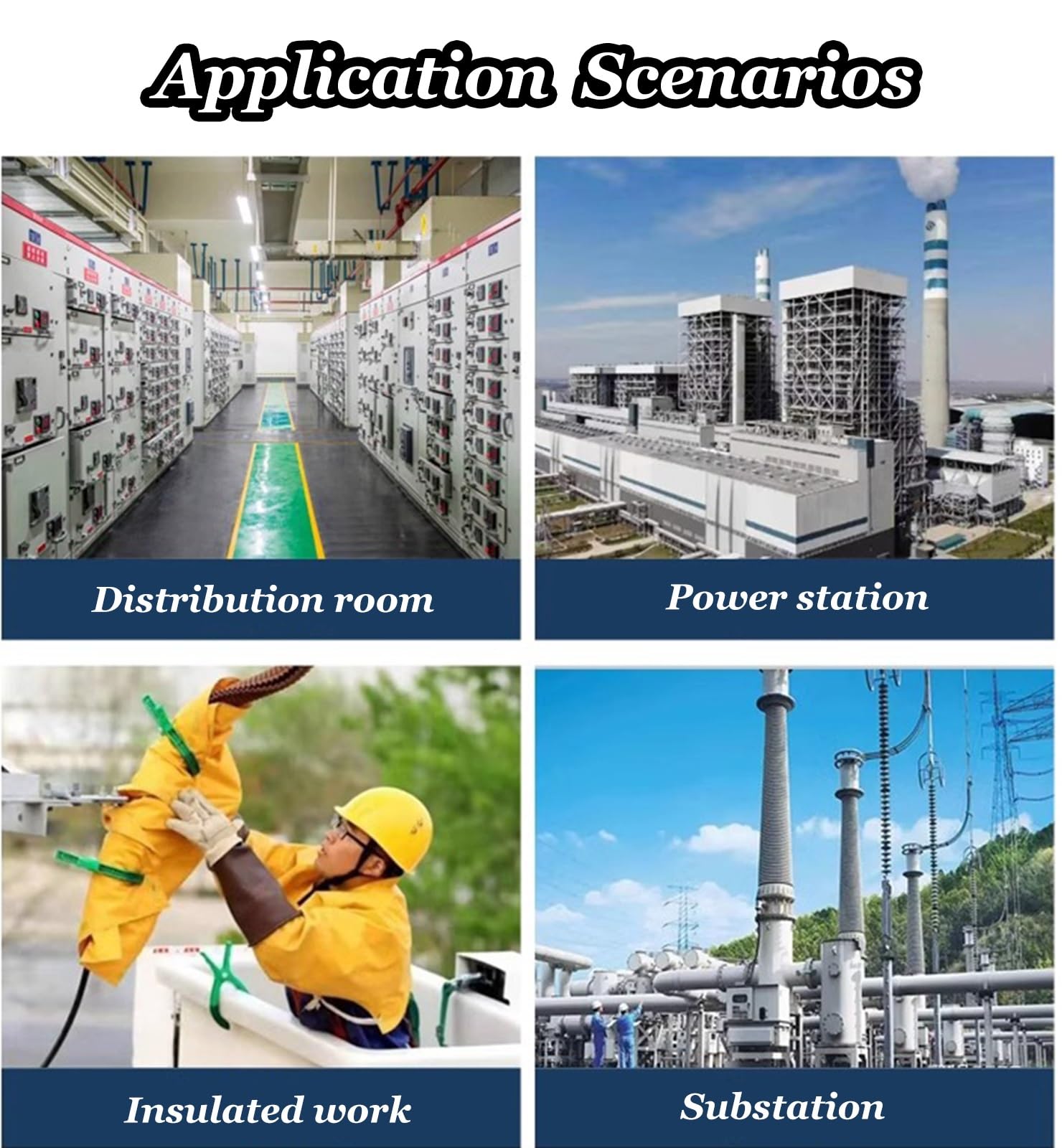 Elastyczny elektryczny koc bezpieczeństwa, podkładka izolacyjna 5 kV do pracy na żywo i uszkodzonego okablowania, przenośna ochrona 80 x 90 cm