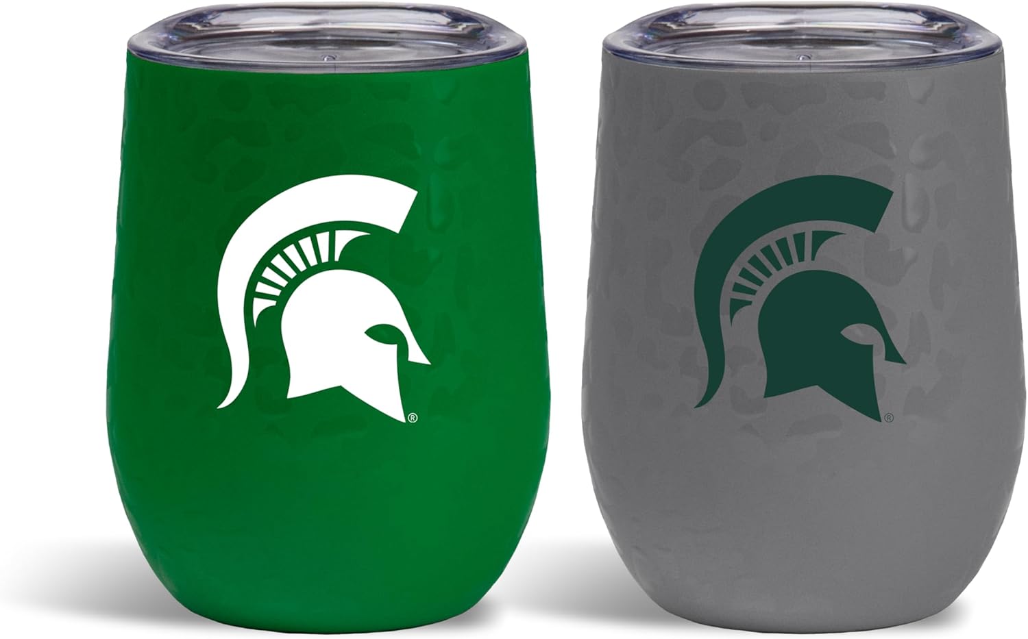 The Memory Company | Licensed NCAA 2-Pack Home/Away Leopard SS Stemless Wine Tumblers