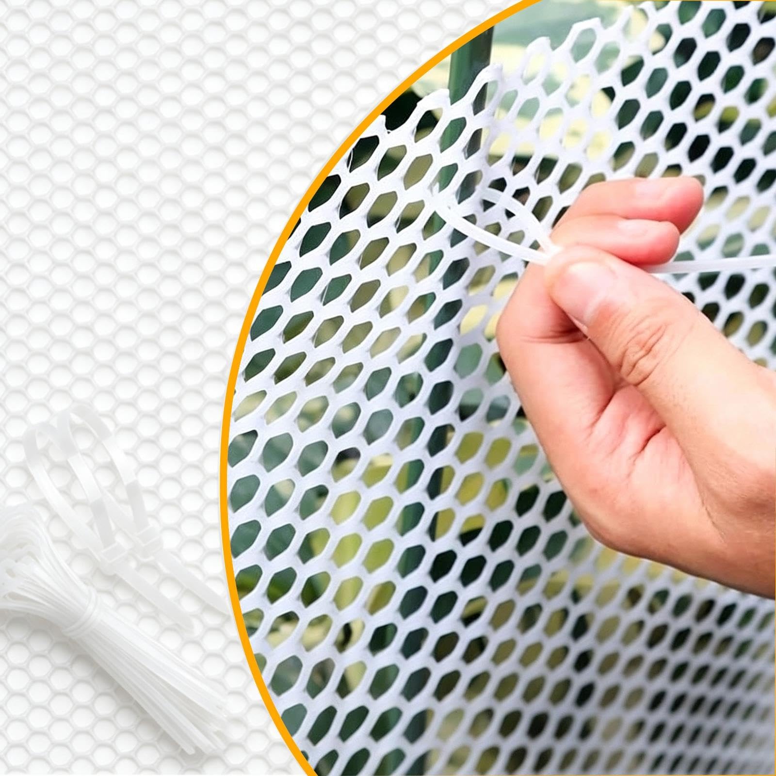 Rete Da Giardino Bianca, Rete Da Recinzione In Plastica Resistente