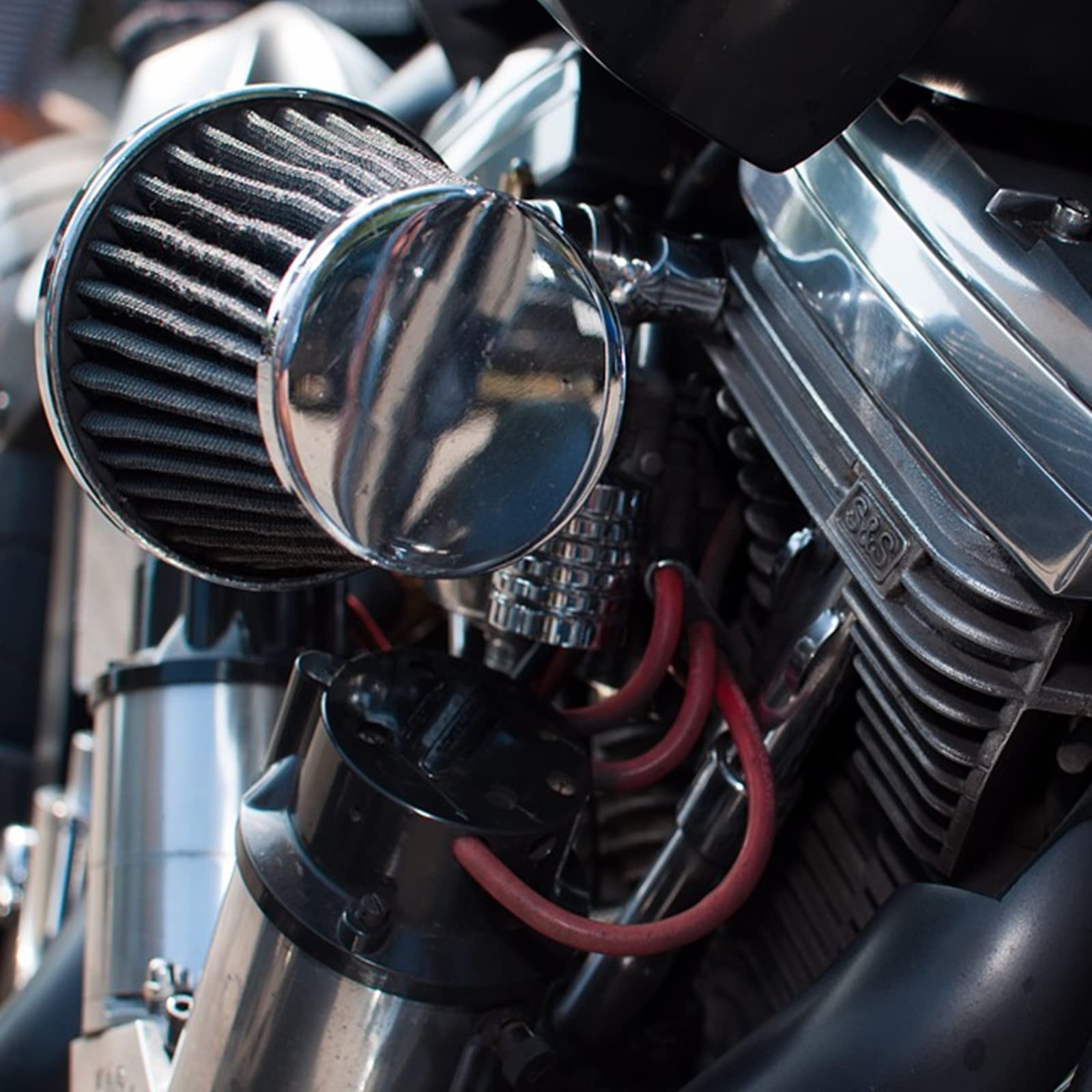 Amazon.com: Tongze 38mm Air Filter: Motorcycle Air Breather Filter