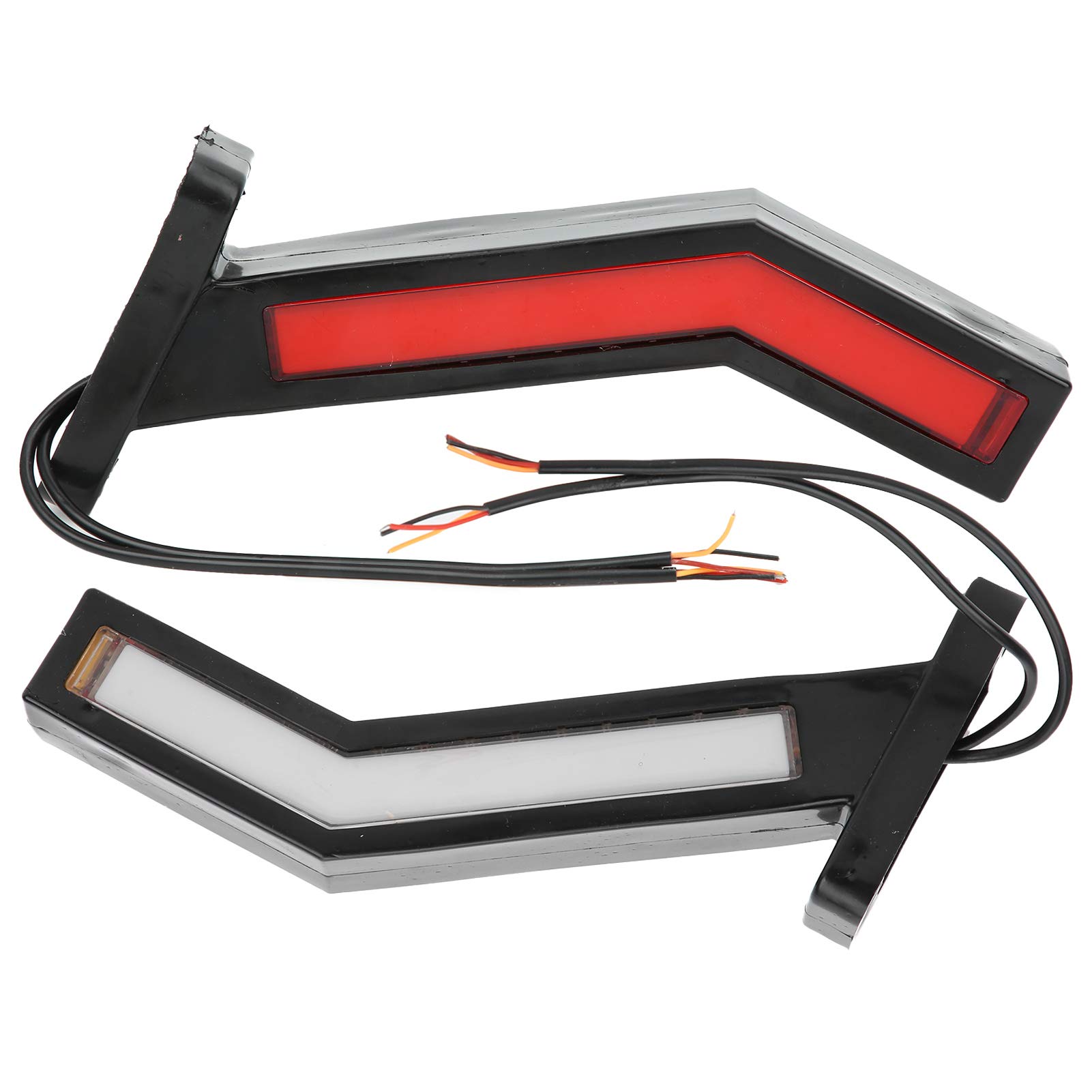 Tbest Luce di posizione laterale a LED, luce di posizione laterale a LED universale Luce di ingombro del profilo 12 / 24V sostituzione per camion rimorchio sostituzione per barche SUV