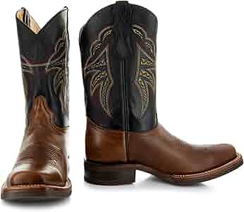 Amazon.com | Soto Boots Men's Square Toe Cowboy Boots