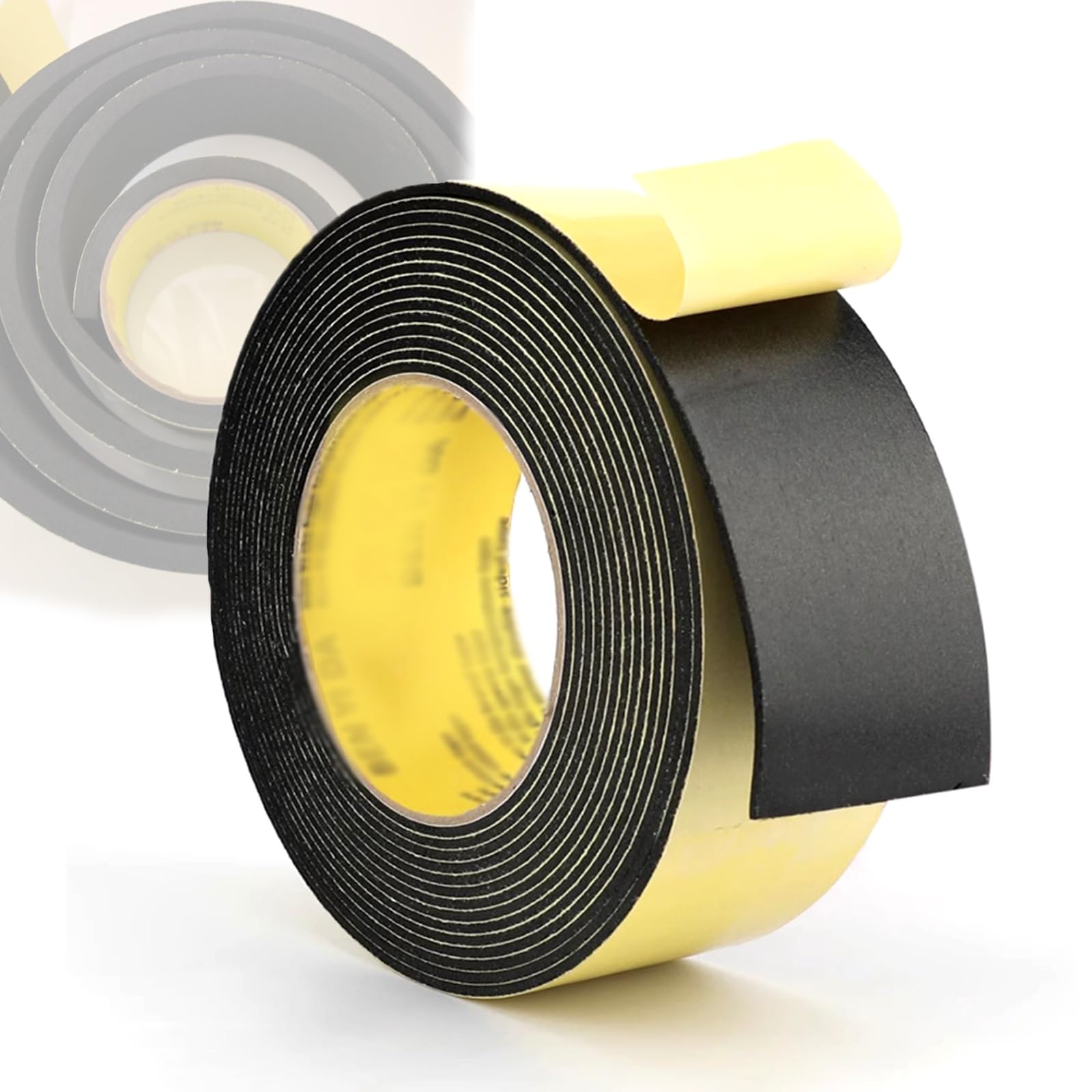 Taśma izolacyjna z folii do rur, Elastyczna pianka izolacyjna do rur Samoprzylepna otulina 2 m do rur zewnętrznych 20-50 mm(50mm/1.97in)