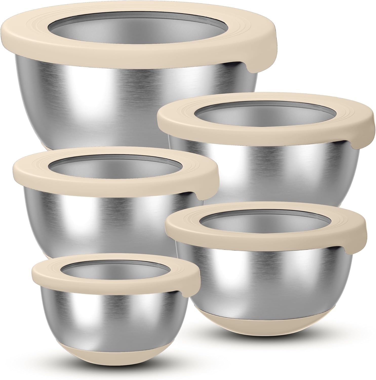 KITEISCAT Mixing Bowls with Lids - Thumbnail 3