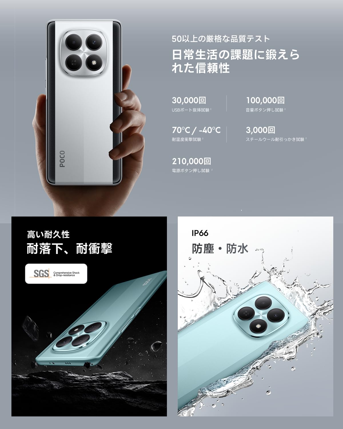 Amazon | Xiaomi POCO M8 5G 8GB+256GB 日本語版 Simフリー