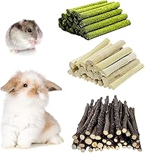 Timothy Hay Sticks, 250g Rabbit Chew Toy, Hamster Teether Toy, Small Animal Dental Care Toy, Chew Toy for Rabbits, Hamsters, Guinea Pigs
