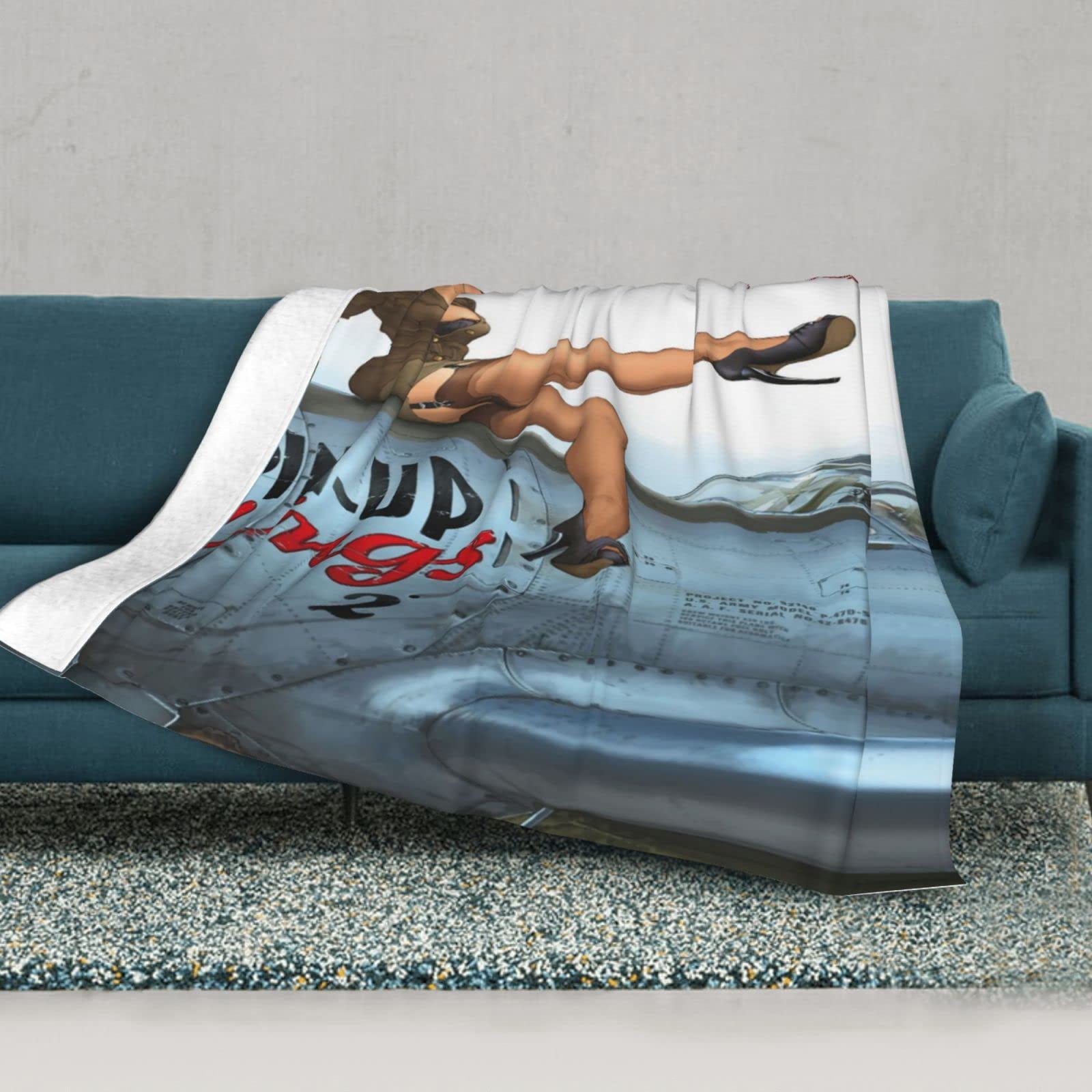 Joyloce Police Fleece-Überwurfdecke – 152 X 127 Cm, Superweich, 3D-Druck, Für Couch & Bett (Polizei-Design)