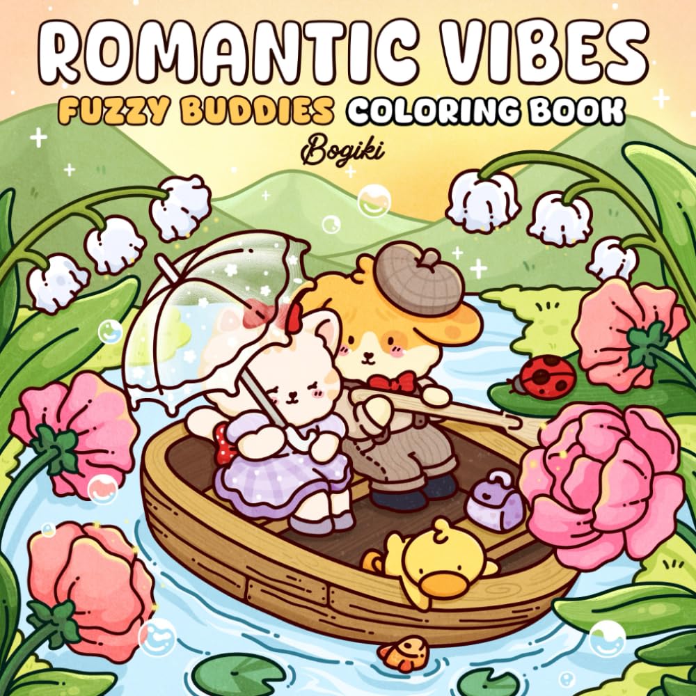 Romantic Vibes: A Valentine's Day Inspired Coloring Book for Teens and Adults Featuring Cozy Love Corners and Tender Moments for Stress Relief
