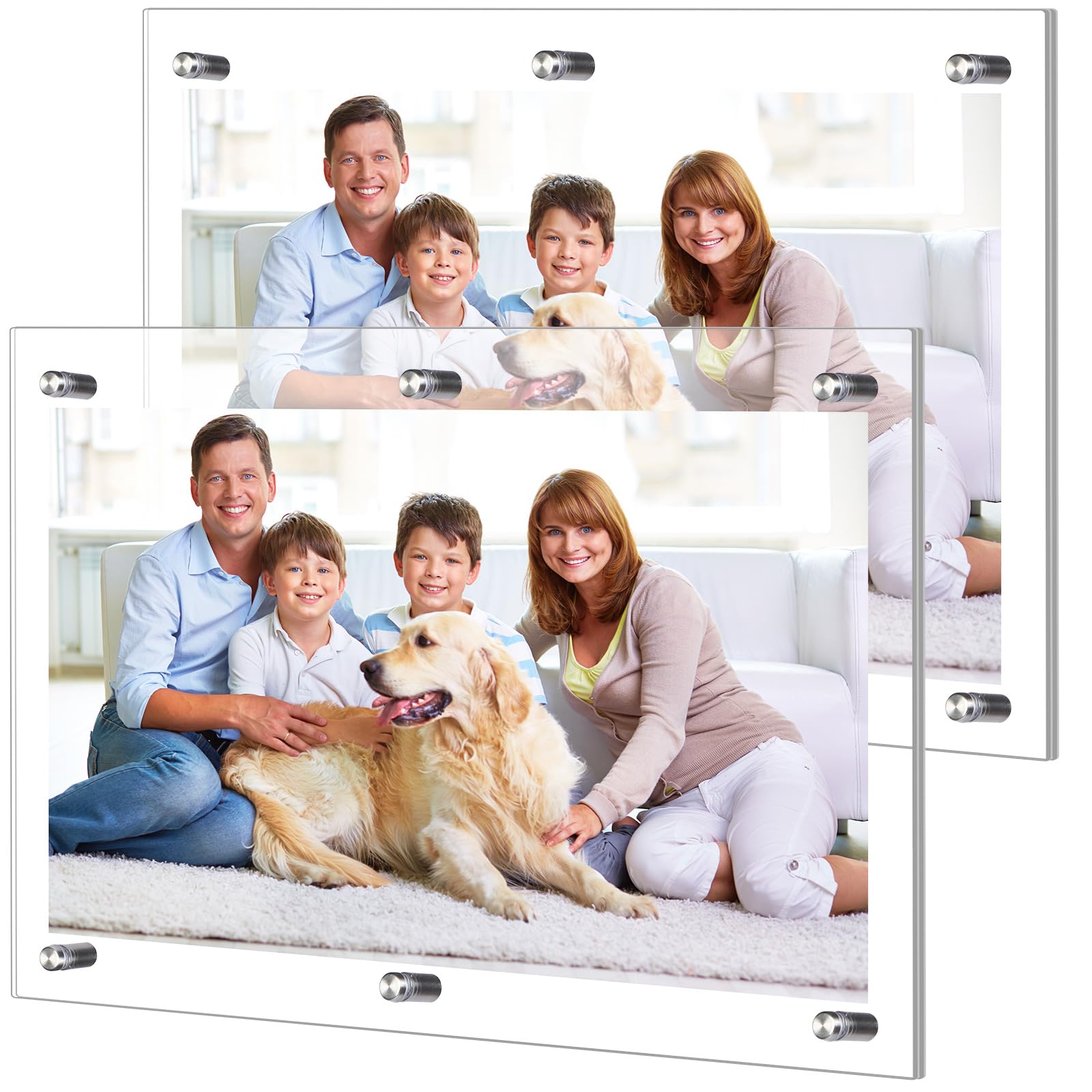 Amazon.com - DoubleFill 2 Pack Extra Large Frameless Floating Amazon.com - DoubleFill 2 Pack Extra Large Frameless Floating
