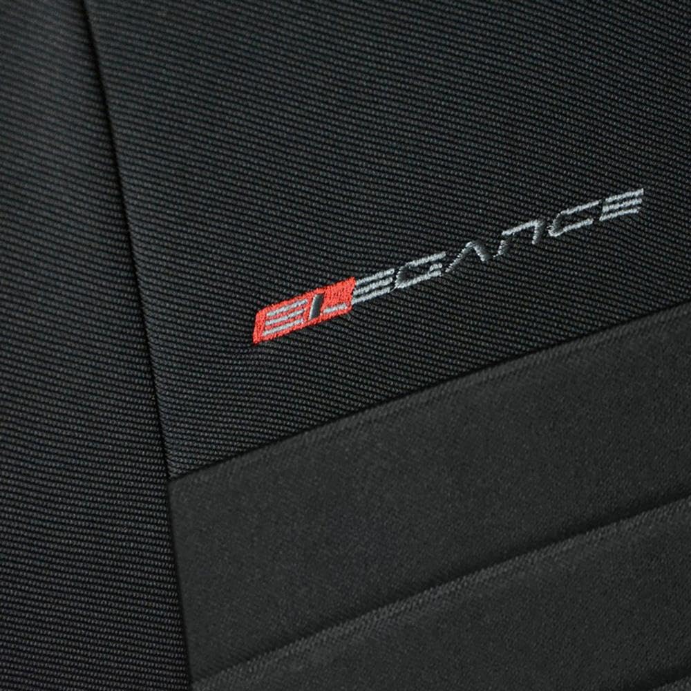 Mossa Housses de siège sur Mesure adaptées pour Renault Trafic II Van, Bus (2001-2014) Seulement Les sièges Avant - 1+2 - Housse Siege Voiture - Couverture Siege E4