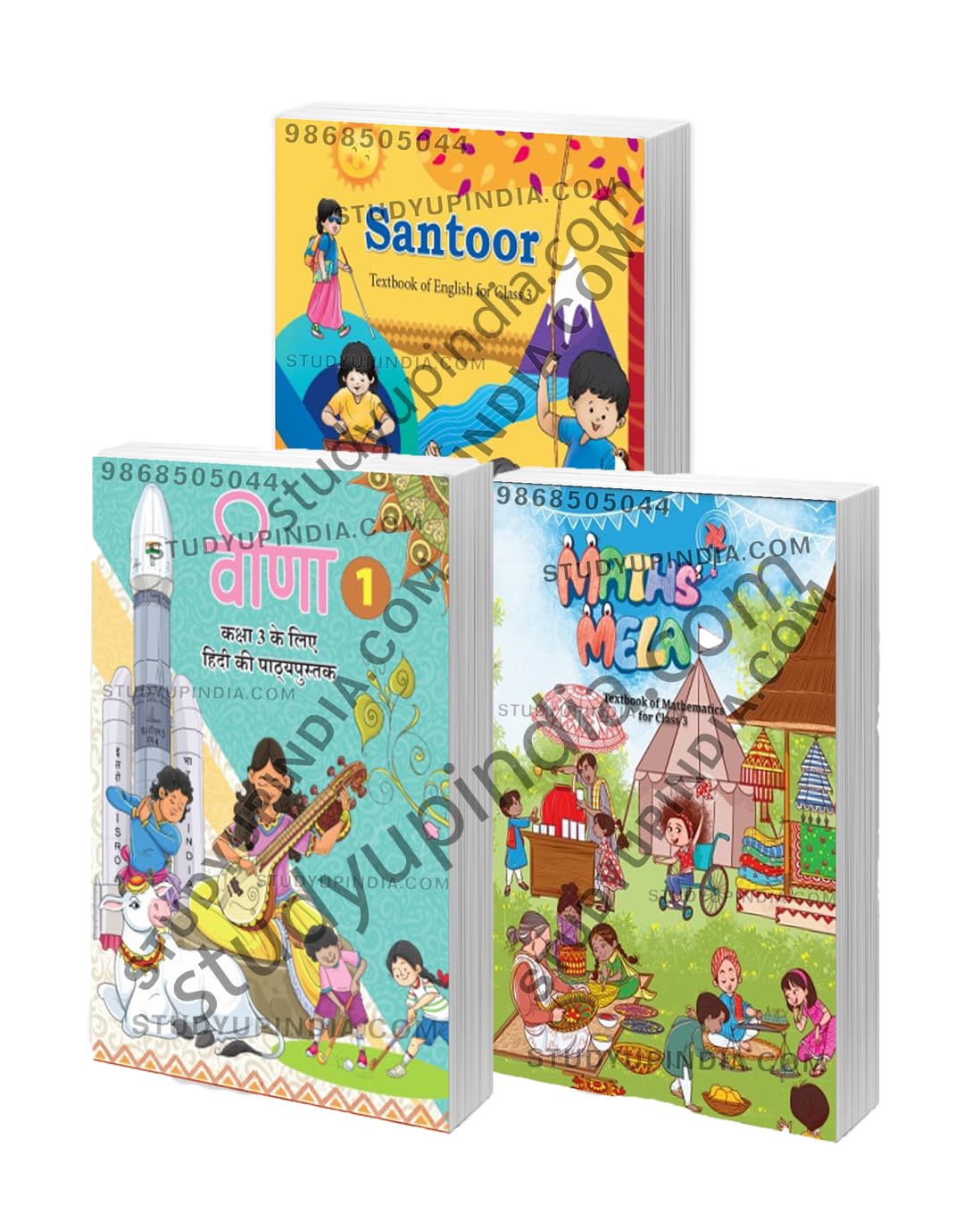CLASS 3 COMBO BOOK NCERT 2024 EDITION Paperback – 1 April 2024