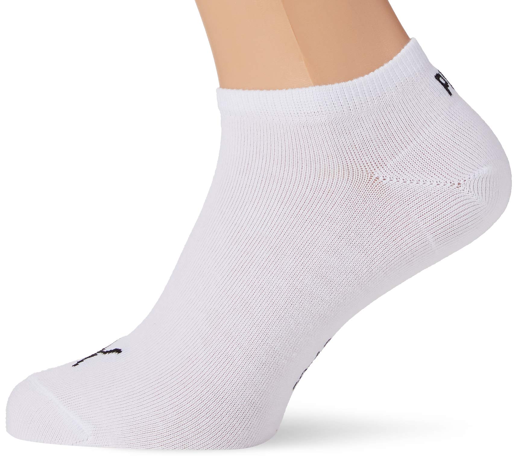 PUMA Unisex Puma Unisex Plain Sneaker - Trainer (5 Pack) Socks, White, 9 11 UK