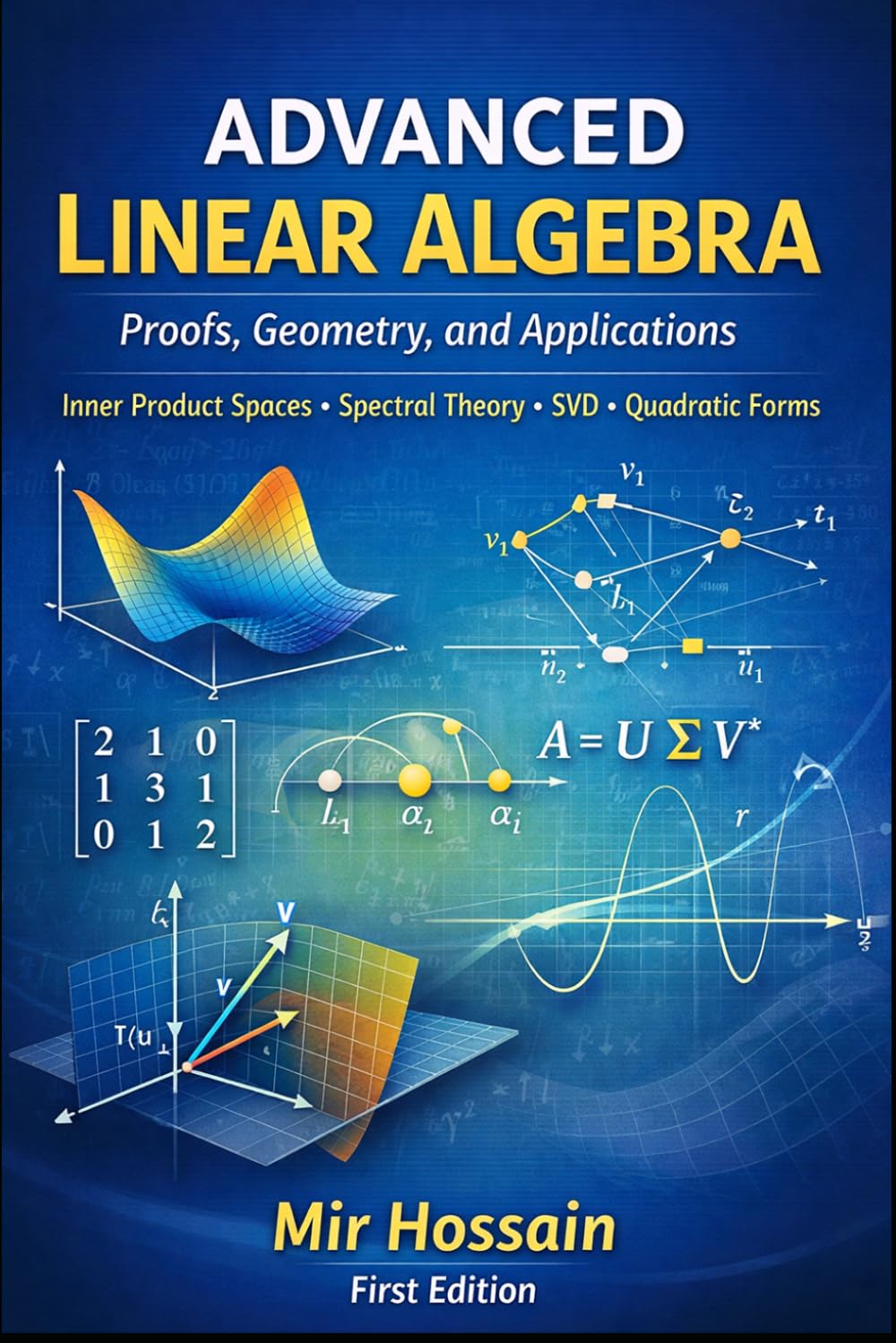 ADVANCED LINEAR ALGEBRA Proofs, Geometry, and Applications: Inner Product Spaces • Spectral Theory • SVD • Quadratic Forms