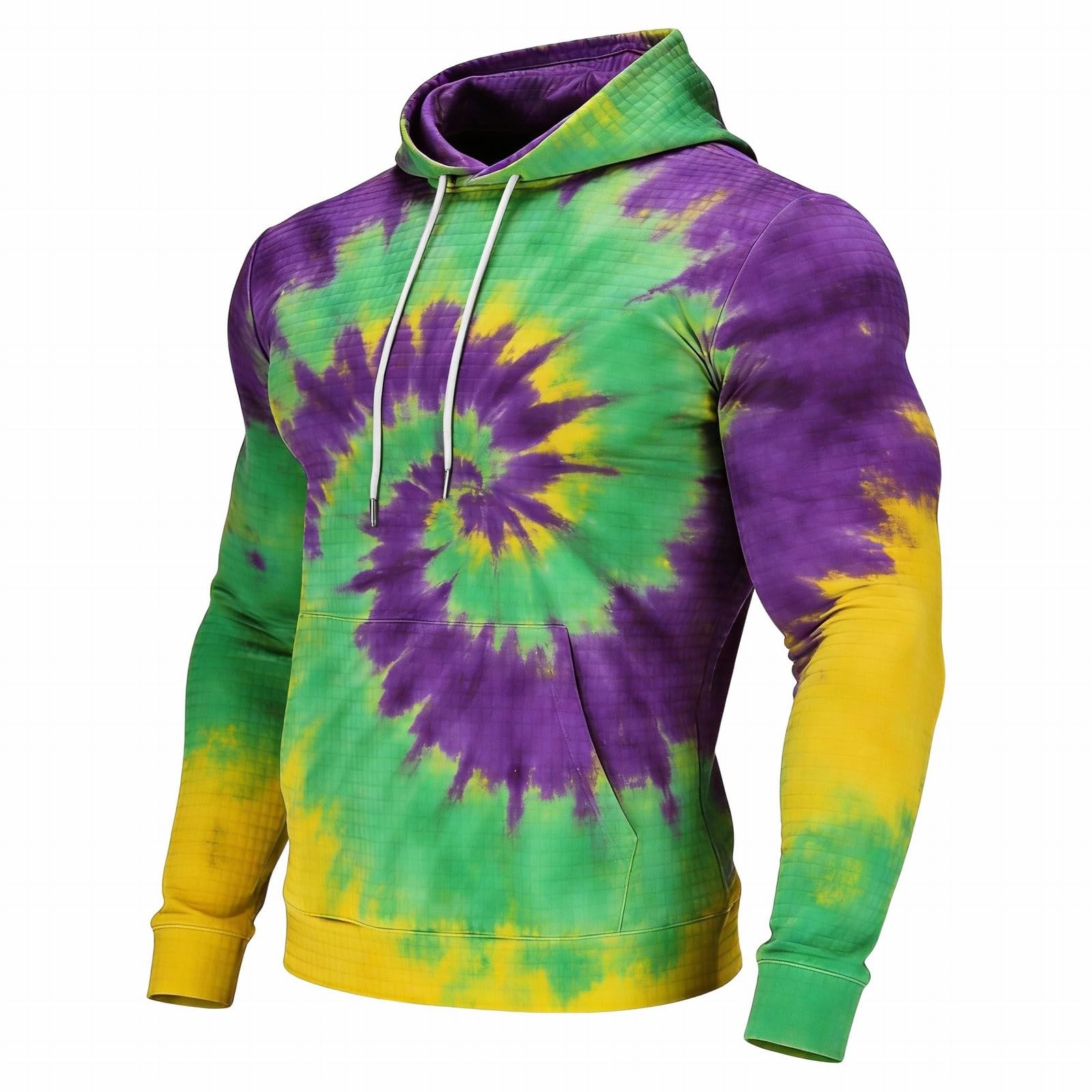 Sudaderas De Hombre Sudadera con Capucha Estampada Manga Larga Y Cuello Alto para Mujer Top Cruzado (Dark Purple, XXL) Entrenamiento Boxeo Cremallera Softshell Camisa Corta Chandal