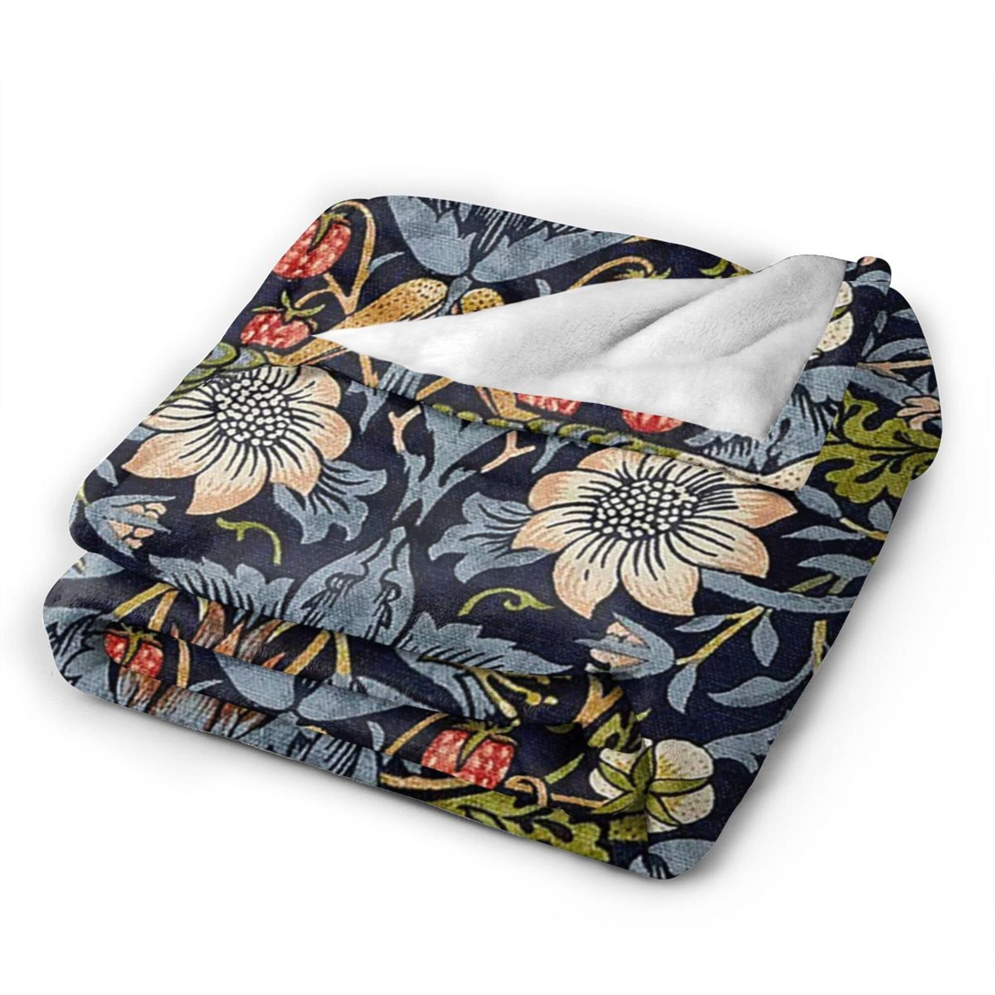 Amazon｜毛布 William Morris ウィリアムモリス ブランケット シングル