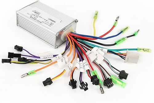 Miniatura 6 de 36V-48V 350W -500W Controlador de velocidad de motor DC sin escobillas y empuñaduras de acelerador para bicicleta eléctrica, E-Bike Scooter Go Kart