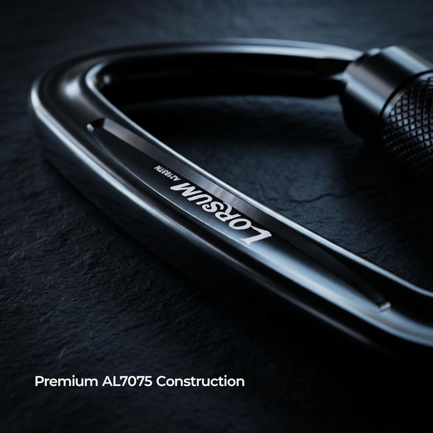 4" Auto Locking Climbing Carabiner, 26KN/ 5728lbs Large Carabiner Clips, UIAA Certified Heavy Duty Caribbean Clips for Rock Climbing, Camping, Hammock, Rescue, D Shaped Twist Lock - Image 2